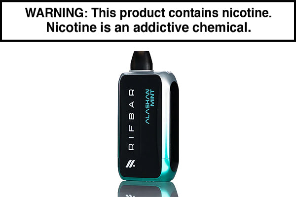 RIFBAR TURBO X 25K DISPOSABLE VAPE - 25,000 PUFFS Alaskan Mint