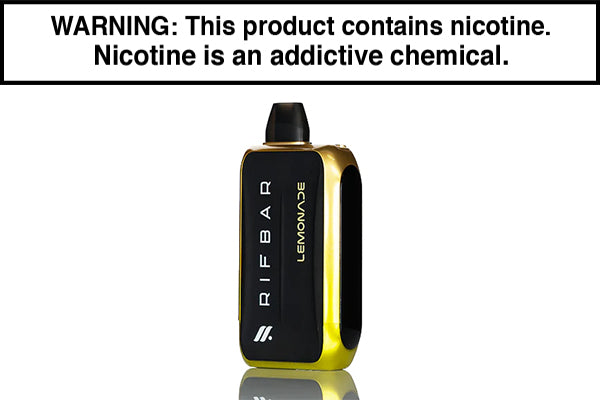 RIFBAR TURBO X 25K DISPOSABLE VAPE - 25,000 PUFFS Lemonade