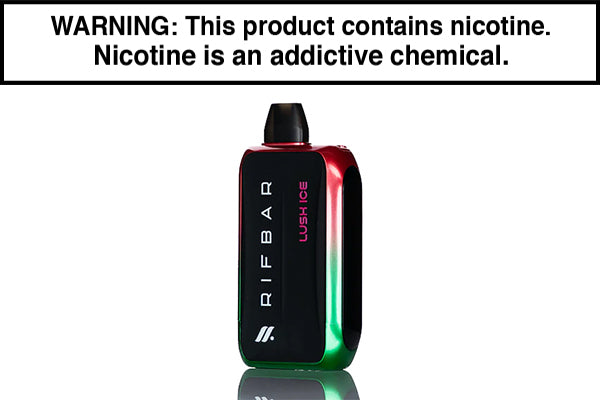 RIFBAR TURBO X 25K DISPOSABLE VAPE - 25,000 PUFFS Lush Ice