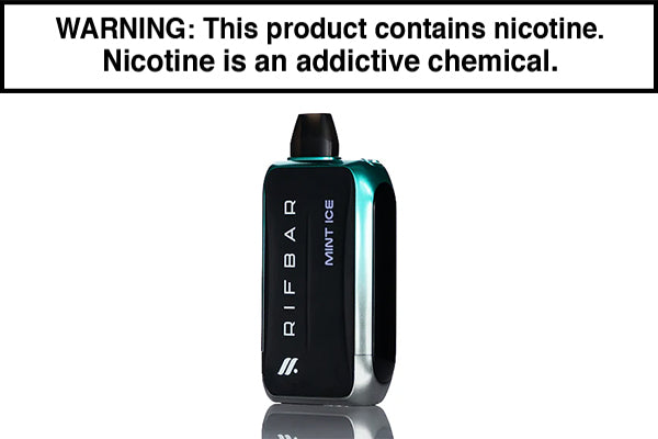 RIFBAR TURBO X 25K DISPOSABLE VAPE - 25,000 PUFFS Mint Ice