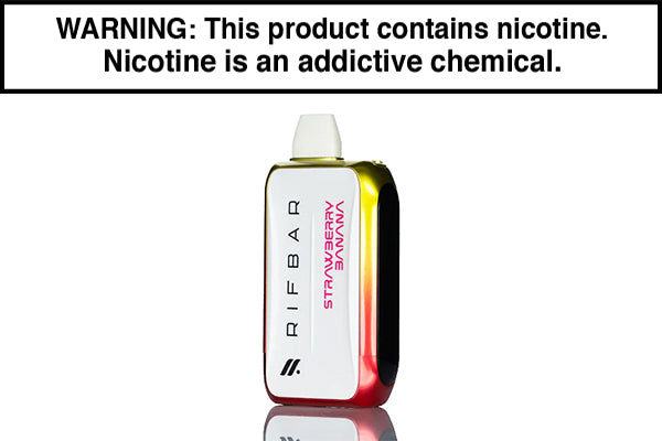 RIFBAR TURBO X 25K DISPOSABLE VAPE - 25,000 PUFFS Strawberry Banana
