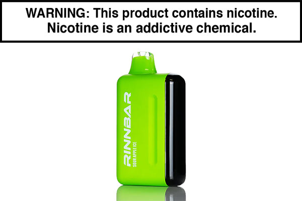 RINNBAR 50K DISPOSABLE VAPE - 50,000 PUFFS Sour Apple Ice