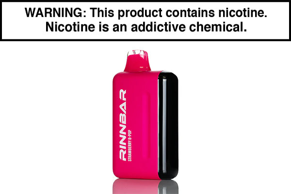 RINNBAR 50K DISPOSABLE VAPE - 50,000 PUFFS Strawberry B-Pop