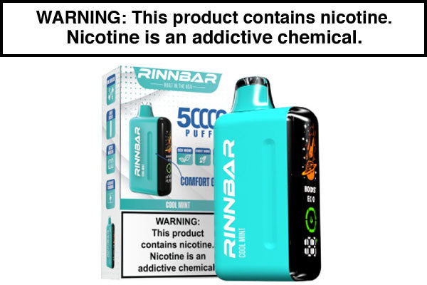 RINN BAR DISPOSABLE VAPE - 50,000 PUFFS