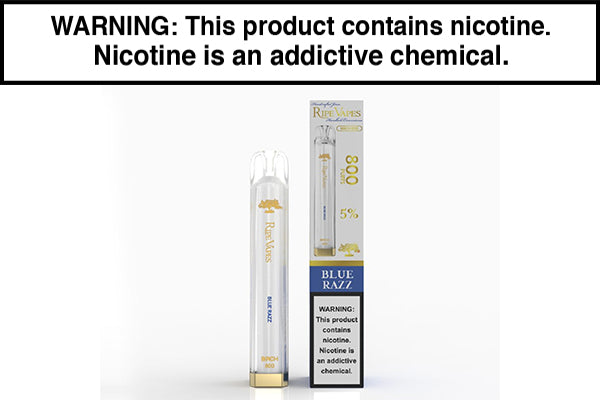 RIPE VAPES BIRCH 800 DISPOSABLE VAPE Blue Razz