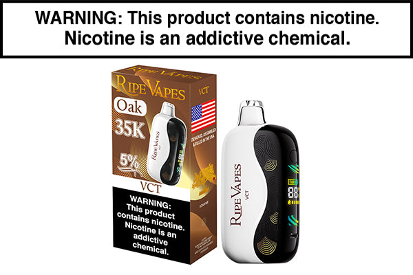Ripe Vapes Oak 35K Puff Disposable - $21.49 Ripe Vapes Oak 35K Puff Disposable - $21.49