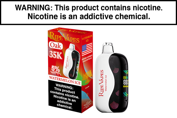 RIPE VAPES OAK 35K DISPOSABLE - 35,000 PUFFS Watermelon