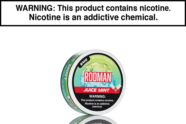 Rodman Sour Burst Nicotine Pouches | Only $3.49 - Vape Juice