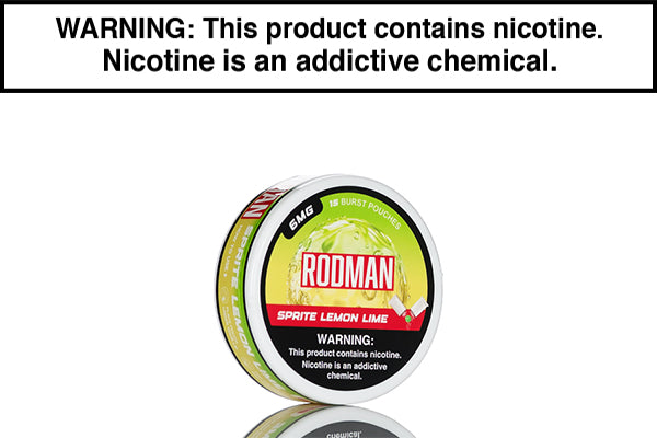 Rodman Sour Burst Nicotine Pouches | Only $3.49 - Vape Juice