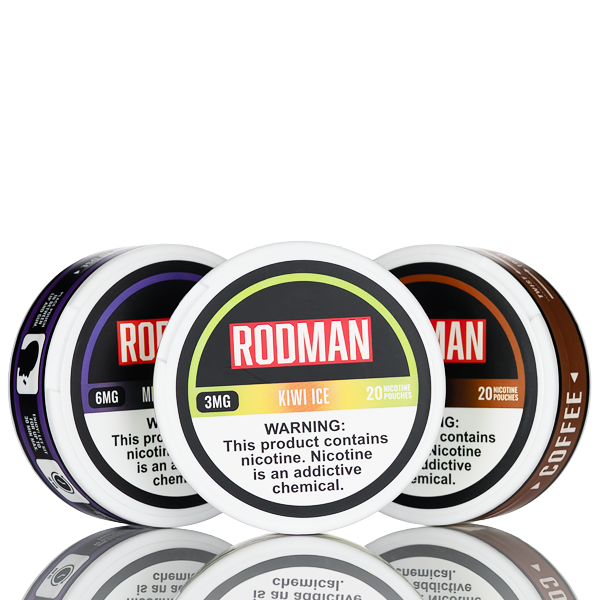 Rodman Nicotine Pouches | Tobacco Free - Vape Juice