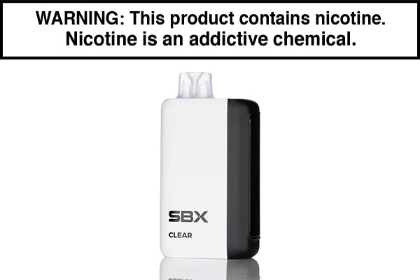 SBX 25K DISPOSABLE VAPE - 25,000 PUFFS Clear