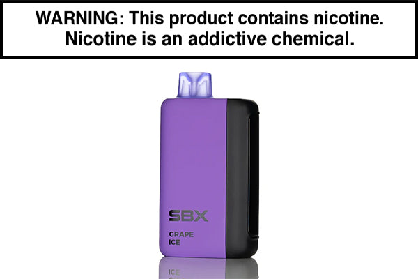 SBX 25K DISPOSABLE VAPE - 25,000 PUFFS Grape Ice