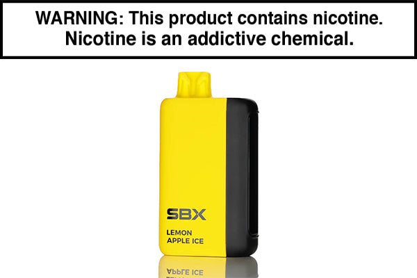 SBX 25K DISPOSABLE VAPE - 25,000 PUFFS Lemon Apple Ice