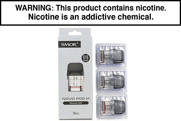 SMOK NOVO M REPLACEMENT VAPE PODS 0.6ohm Mesh