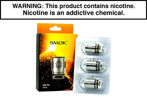 SMOK TFV8 V8-T6 REPLACEMENT COILS (3-PACK)