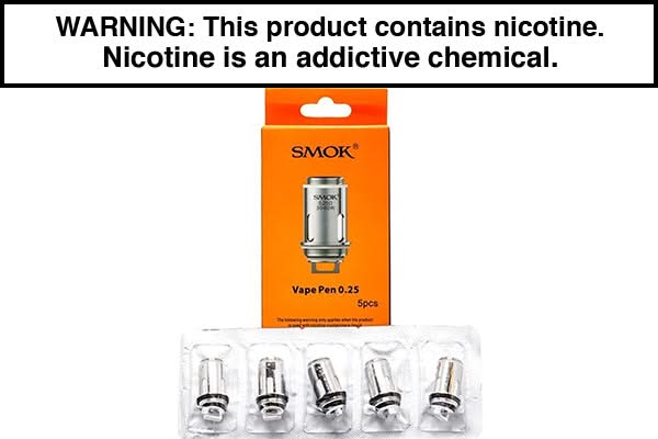 SMOK VAPE PEN REPLACEMENT COILS (5-PACK) SMOK VAPE PEN REPLACEMENT COILS (5-PACK)
