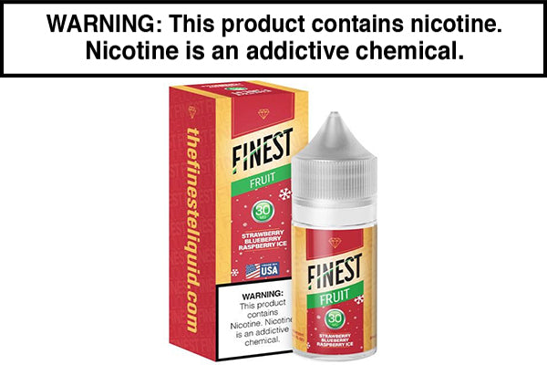STRAWBERRY BLUEBERRY RASPBERRY ICE BY FINEST SALT 30ML
