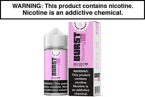 STRAWBERRY ICE BY BURST E LIQUID 60ML/100ML STRAWBERRY ICE BY BURST E LIQUID 60ML/100ML