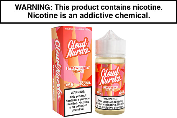 STRAWBERRY PEACH BY CLOUD NURDZ 100ML