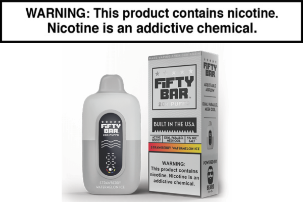 FIFTY BAR V2 20K DISPOSABLE VAPE - 20,000 PUFFS