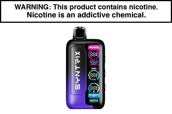 SYNTRIX GHOST IT DISPOSABLE VAPE - 40,000 PUFFS