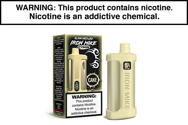 Tyson 2.0 Iron Mike Disposable Vape 15,000 Puffs - $13.95 Tyson 2.0 Iron Mike Disposable Vape 15,000 Puffs - $13.95