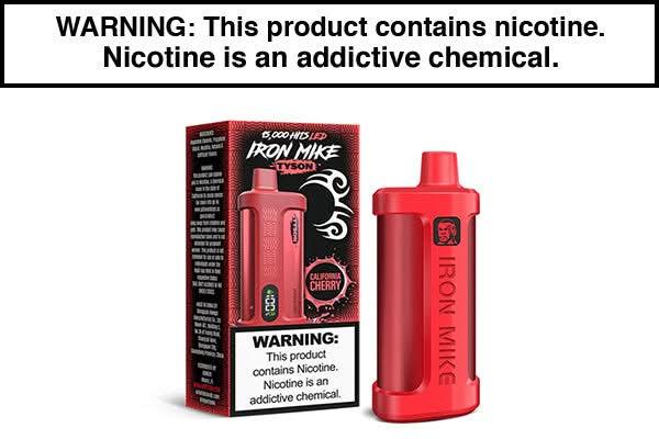 Tyson 2.0 Iron Mike Disposable Vape 15,000 Puffs - $13.95 Tyson 2.0 Iron Mike Disposable Vape 15,000 Puffs - $13.95