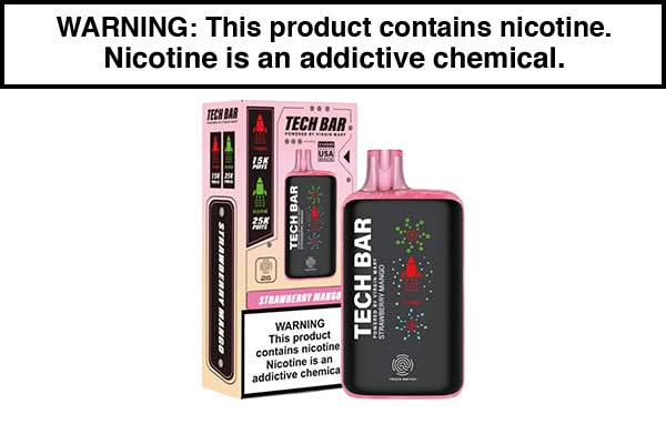 TECH BAR 25K DISPOSABLE VAPE - 25,000 PUFFS TECH BAR 25K DISPOSABLE VAPE - 25,000 PUFFS