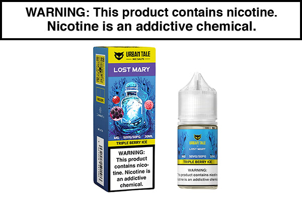 TRIPLE BERRY ICE BY LOST MARY X URBAN TALE NIC SALTS 30ML