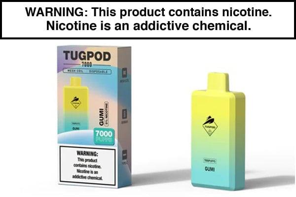 TUGPOD BOX DISPOSABLE VAPE - 7000 PUFFS TUGPOD BOX DISPOSABLE VAPE - 7000 PUFFS