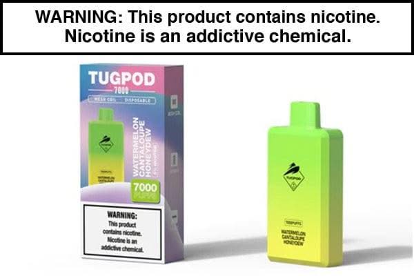 TUGPOD BOX DISPOSABLE VAPE - 7000 PUFFS TUGPOD BOX DISPOSABLE VAPE - 7000 PUFFS