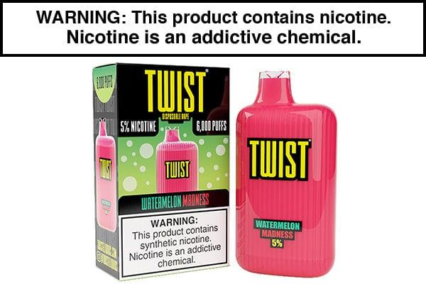 TWIST DISPOSABLE - 6000 PUFFS TWIST DISPOSABLE - 6000 PUFFS