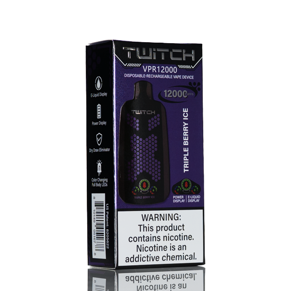 Twitch VPR12000 12K Puffs Disposable Vape 18mL