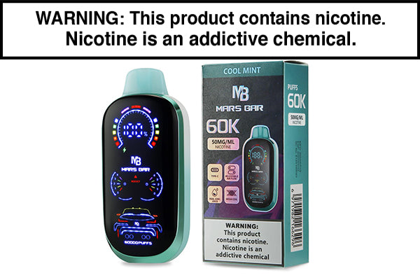 VRK MARS BAR 60K DISPOSABLE VAPE - 60,000 PUFFS Cool Mint