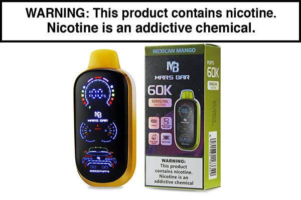 VRK MARS BAR 60K DISPOSABLE VAPE - 60,000 PUFFS Mexican Mango