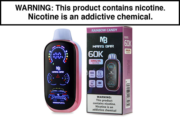 VRK MARS BAR 60K DISPOSABLE VAPE - 60,000 PUFFS Rainbow Candy