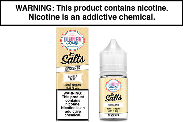 VANILLA TART BY DINNER LADY SALTS 30ML