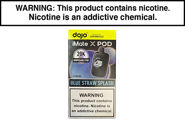 DOJO IMATE X 20K DISPOSABLE POD Blue Straw Splash