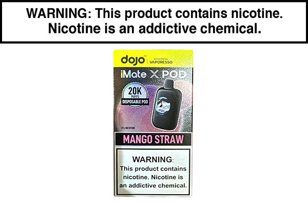 DOJO IMATE X 20K DISPOSABLE POD Mango Straw