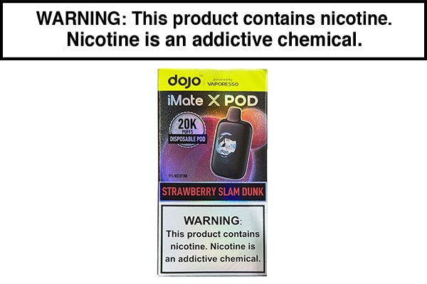 DOJO IMATE X 20K DISPOSABLE POD Strawberry Slam Dunk
