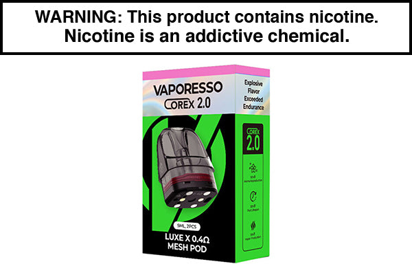 VAPORESSO LUXE X COREX 2.0 REPLACEMENT PODS (2-PACK) 0.4ohm