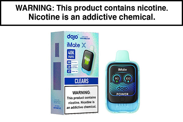 DOJO IMATE X 40K DISPOSABLE VAPE KIT Clears