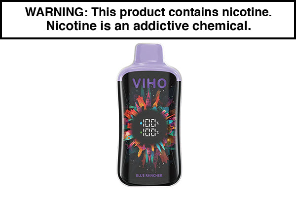 VIHO SUPER CHARGE PRO 20K DISPOSABLE VAPE - 20,000 PUFFS Blue Rancher