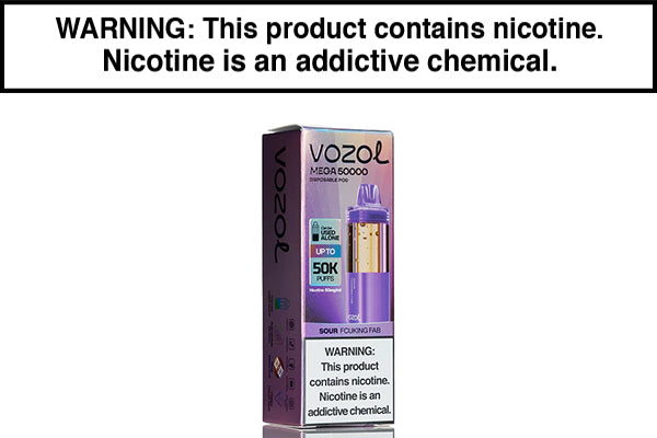 VOZOL MEGA 50K DISPOSABLE VAPE POD Sour Fcuking Fab