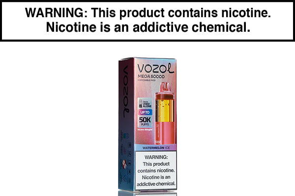 VOZOL MEGA 50K DISPOSABLE VAPE POD Watermelon Ice