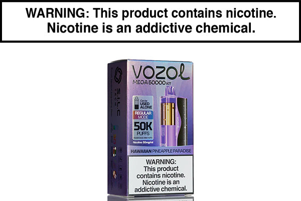 VOZOL MEGA 50K DISPOSABLE VAPE - 50,000 PUFFS Hawaiian Pineapple Paradise