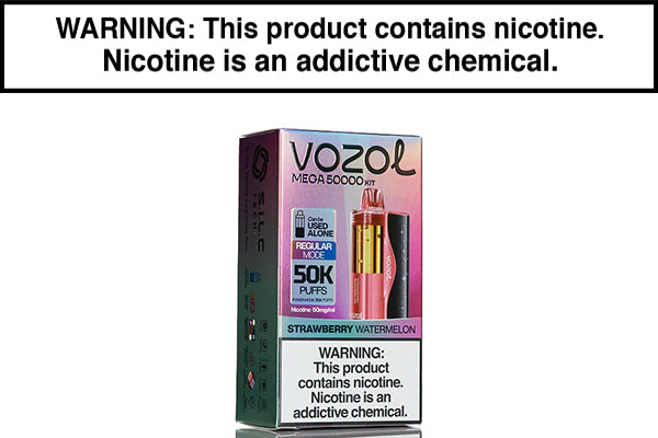 VOZOL MEGA 50K DISPOSABLE VAPE - 50,000 PUFFS Strawberry Watermelon