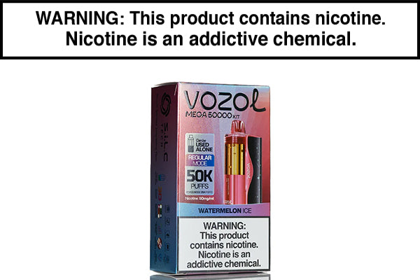 VOZOL MEGA 50K DISPOSABLE VAPE - 50,000 PUFFS Watermelon Ice
