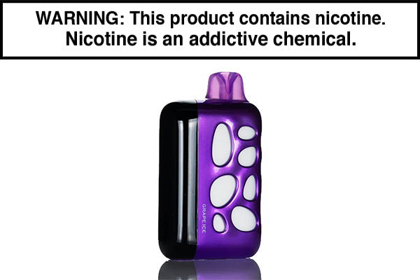 VOZOL RAVE 50K DISPOSABLE VAPE - 50,000 PUFFS Grape Ice