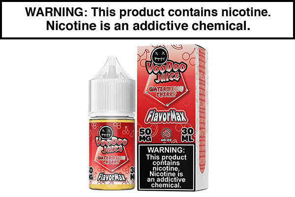 WATERMELON CHERRY BY VOODOO JOOS FLAVORMAX SALTS 30ML